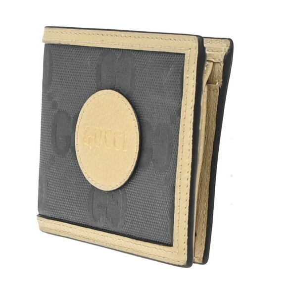 GUCCI GG Pattern Off The Grid Compact Wallet Canvas Leather Beige Gray 09EG261 - Picture 14 of 16